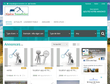 Tablet Screenshot of annuaires.algerie-immobilier.com